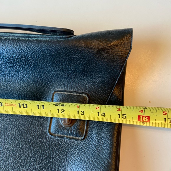 Vintage US Army Government Issue Black Vinyl Briefcase W/ Provenance RARE - Picture 11 of 12